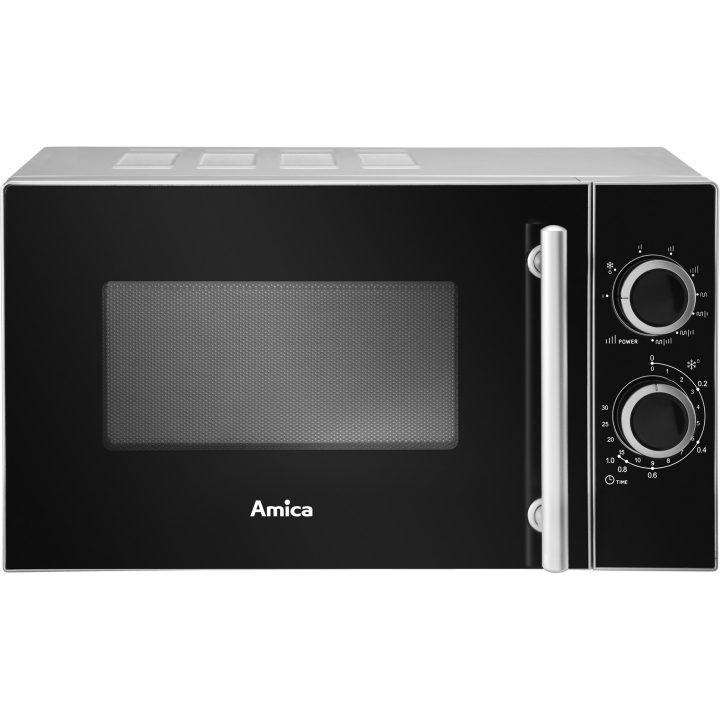Amica AMGF20M1GS microwave Countertop Grill microwave 20 L 700 W Black Silver