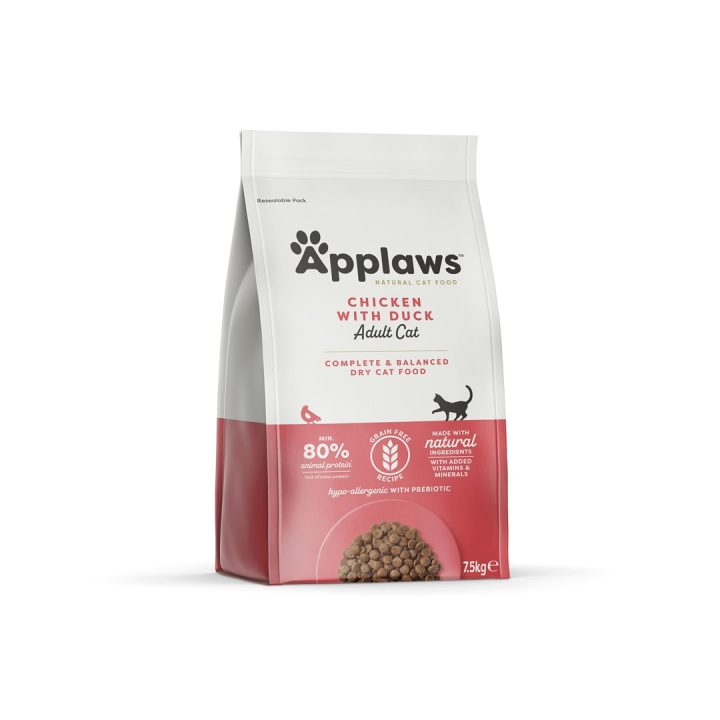 APPLAWS Chicken with duck - dry cat food - 7 5kg