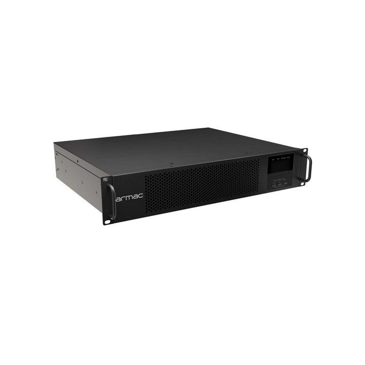 Armac R/1000I/PF1/DF Rack UPS On-Line 1000VA 8× IEC C13 USB-B LCD Metal Housing Dust-Free