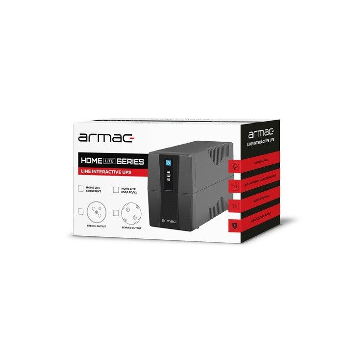 UPS ARMAC HOME LITE LINE-INT 2XSCHUKO HL850F/LEDV2