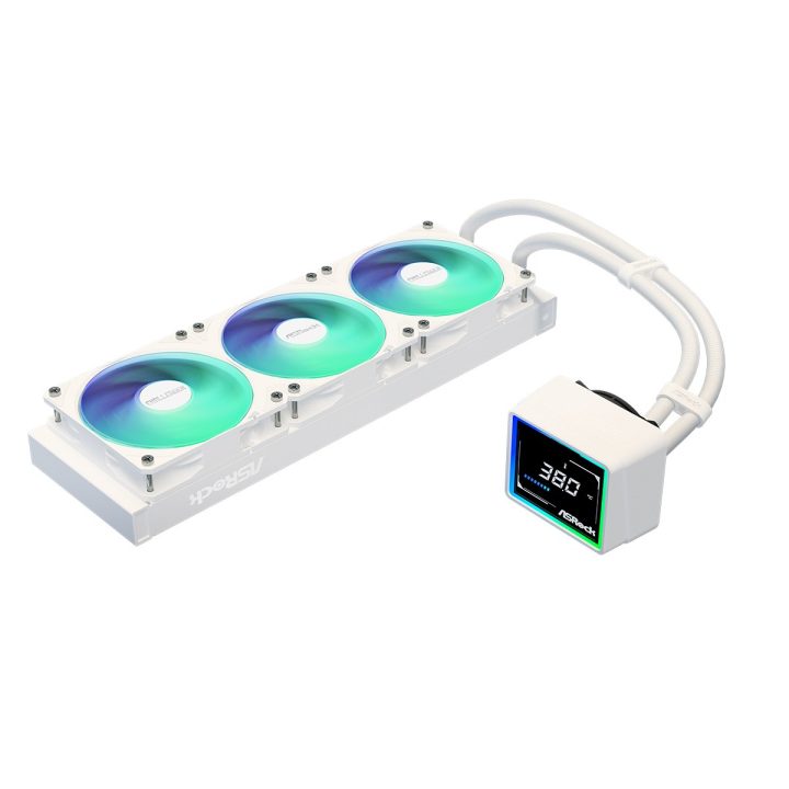 Asrock Challenger White 360 Digital Processor All-in-one liquid cooler 12 cm