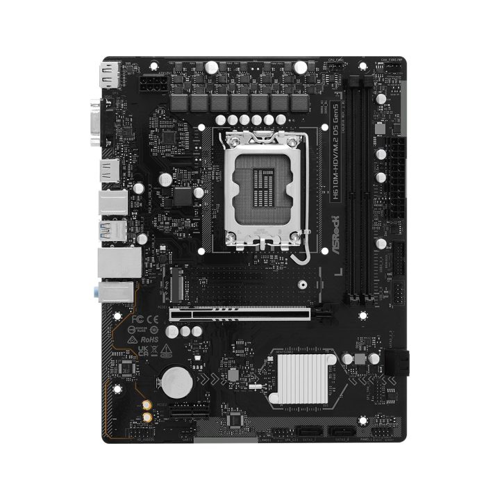 Asrock H610M-HDV/M.2 D5 Gen5 Intel H610 LGA 1700 micro ATX
