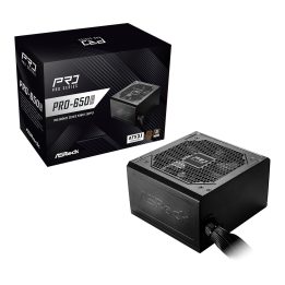 Asrock PRO-650B power supply unit 650 W 24-pin ATX ATX Black