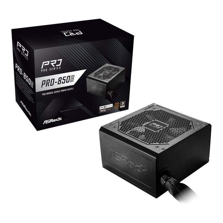 Asrock PRO-850B power supply unit 850 W 24-pin ATX ATX Black