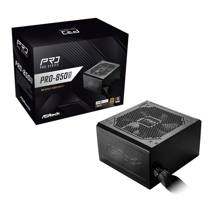 Asrock PRO-850G power supply unit 850 W 24-pin ATX ATX Black