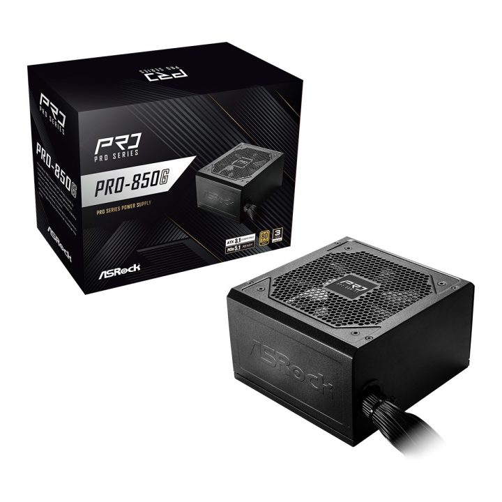 Asrock PRO-850G power supply unit 850 W 24-pin ATX ATX Black