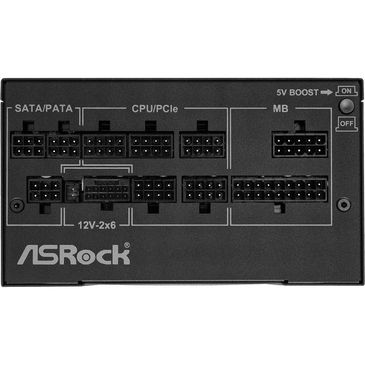 Asrock Phantom Gaming PG-1000G power supply unit 750 W 20+4 pin ATX ATX Black