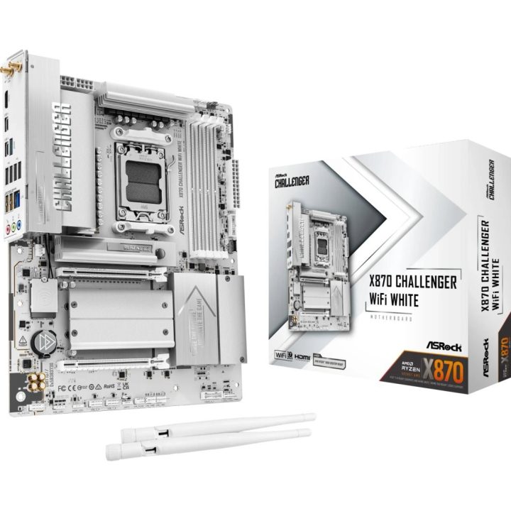 Asrock X870 CHALLENGER WIFI WHITE motherboard