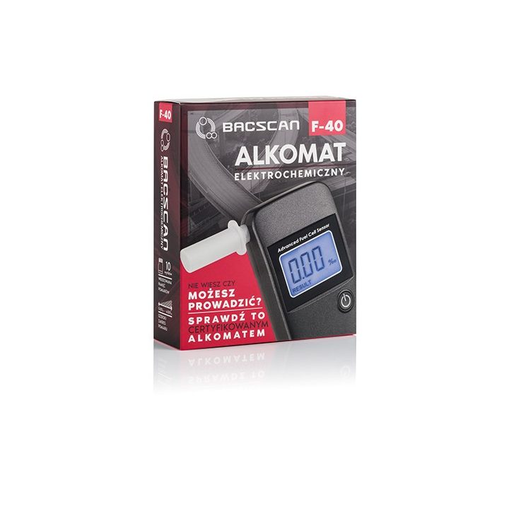 BACscan F-40 alcohol tester 0 - 4% Grey