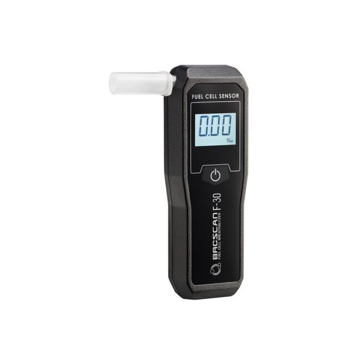 HI-TECH MEDICAL BACSCAN F-30 alcohol tester 0 - 4% 1% Black