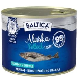 BALTICA Excellent Monoprotein Pollock Light - wet cat food - 185g