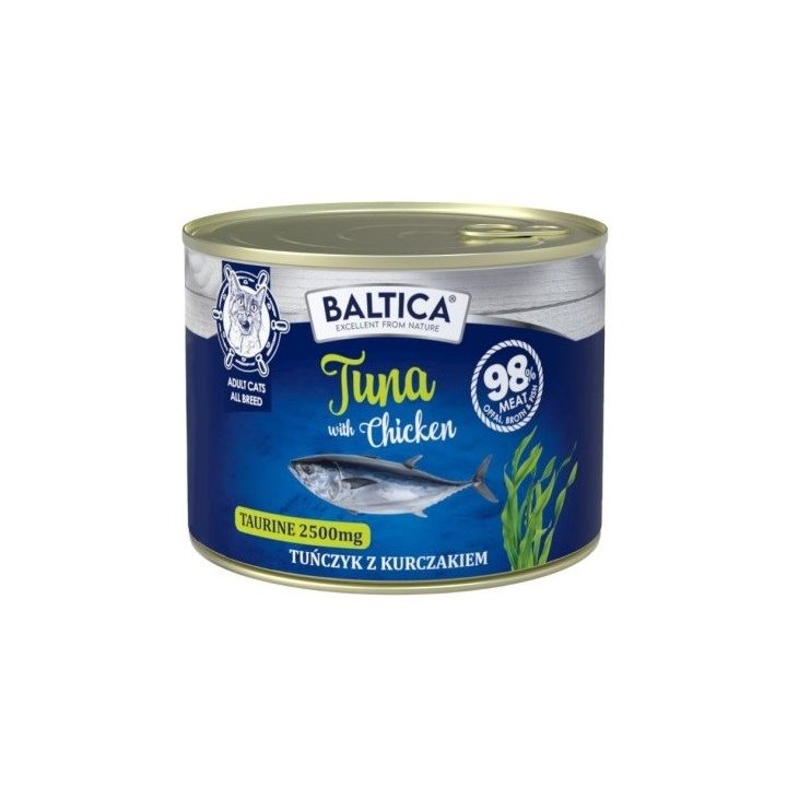 BALTICA Excellent Tuna with chicken - wet cat food - 185g
