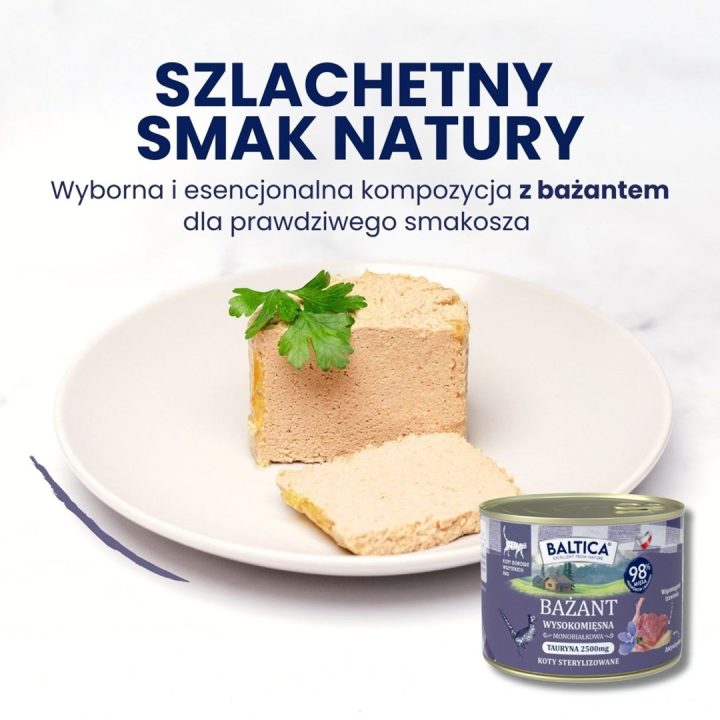 BALTICA Flavors of the Regions Pheasant Mono - wet cat food - 400g