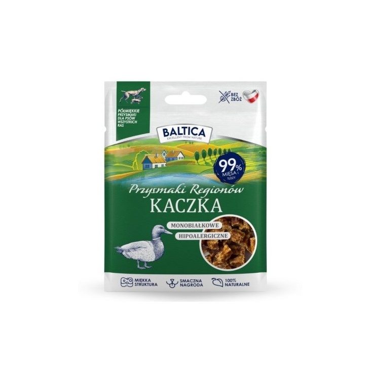 BALTICA Przysmaki regionów Monoprotein Duck - dog treat - 30g