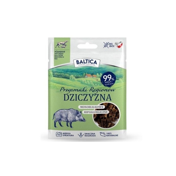BALTICA Przysmaki regionów Monoprotein Venison - dog treat - 30g