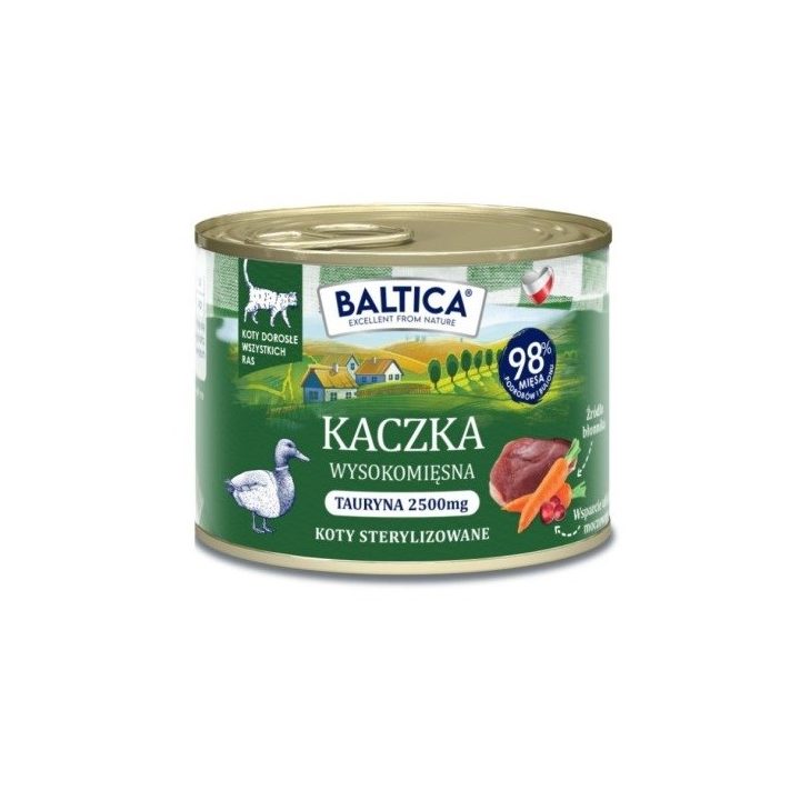 BALTICA Smaki regionów Duck - wet cat food - 185g