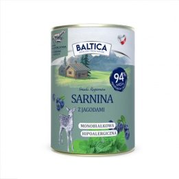 BALTICA Smaki regionów Roe deer with berries - wet dog food - 400g