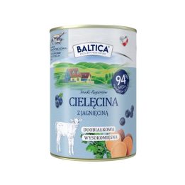 BALTICA Smaki regionów Veal with lamb - wet dog food - 400g