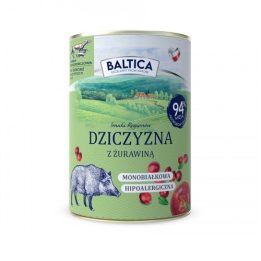 BALTICA Smaki regionów Venison with cranberries - wet dog food - 400g