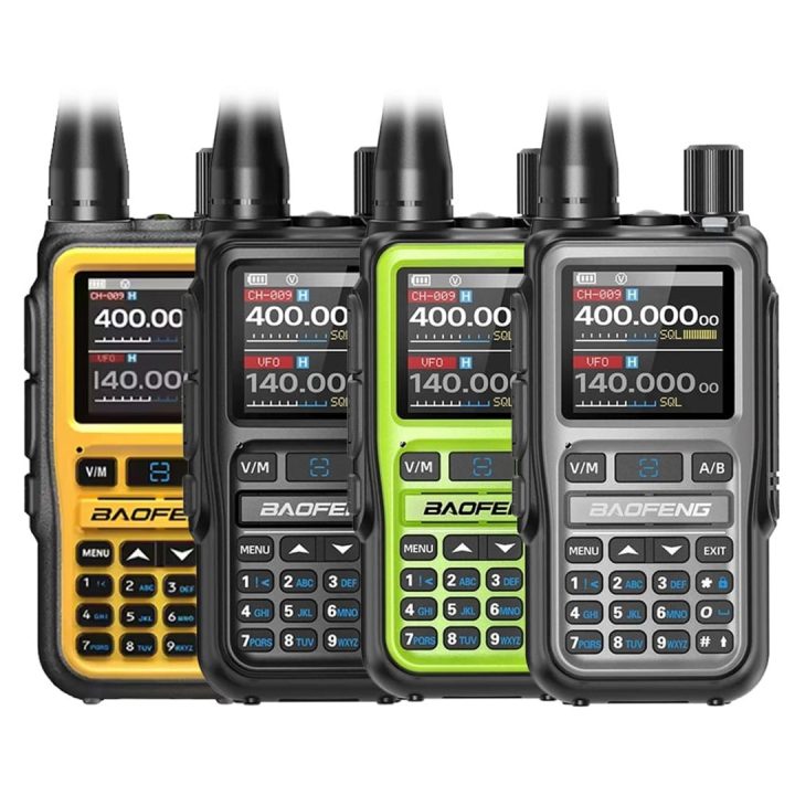 Baofeng UV-5R EU MINI USB-C Bluetooth VHF UHF Aviation Band Grey Walkie-Talkie