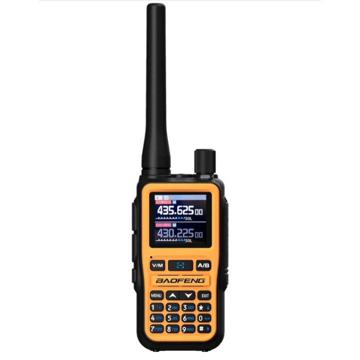 Baofeng UV-5R EU MINI USB-C Bluetooth VHF UHF Aviation Band Orange Walkie-Talkie