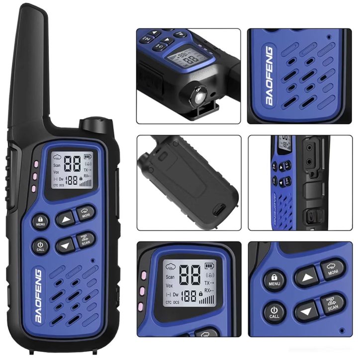 Walkie-Talkie Baofeng BF-T25E Dark Blue 2 pieces