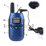 Walkie-Talkie Baofeng BF-T6 Panda Blue 2 pcs