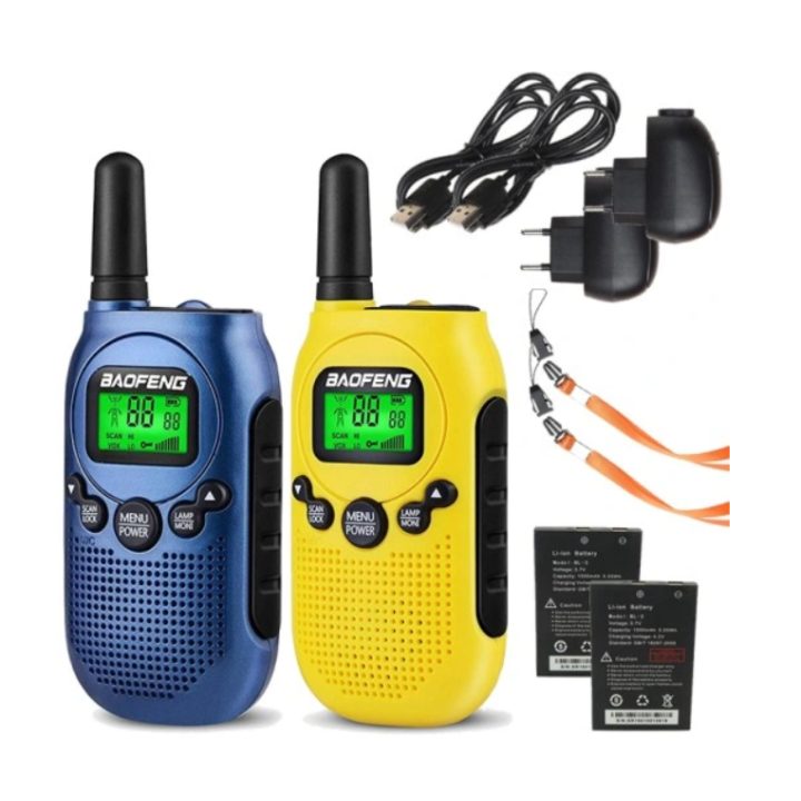 Walkie-Talkie Baofeng BF-T6 Panda Yellow 2 pcs