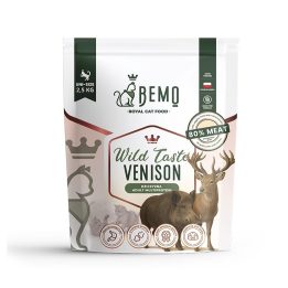 BEMO Cat Wild Taste Venison - dry cat food - 2 5kg