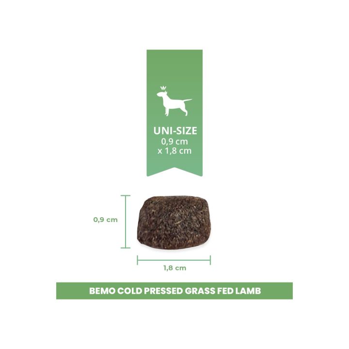 BEMO Cold Pressed Grass Fed Lamb - dry dog food - 1kg