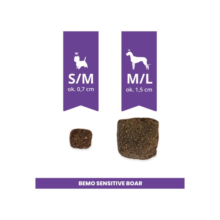 BEMO Sensitive Boar Small/Medium Mono - dry dog food - 3kg