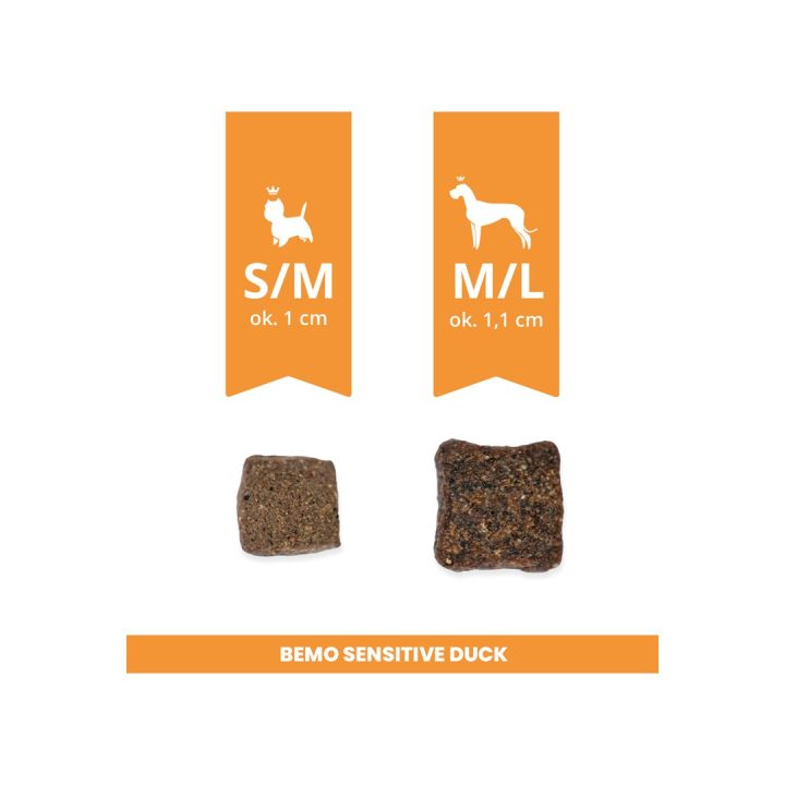 BEMO Sensitive Duck Small/Medium Mono - dry dog food - 3kg