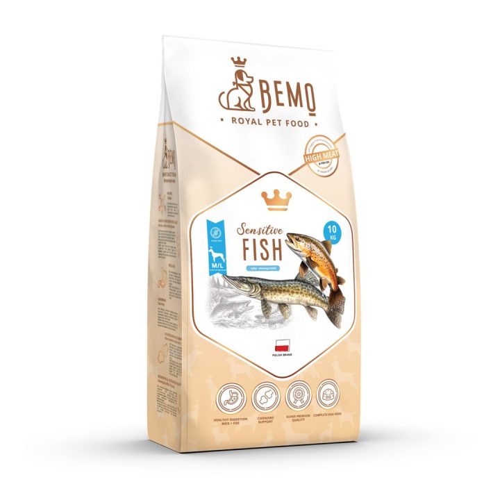 BEMO Sensitive Fish Medium/Large Mono - dry dog food - 10kg