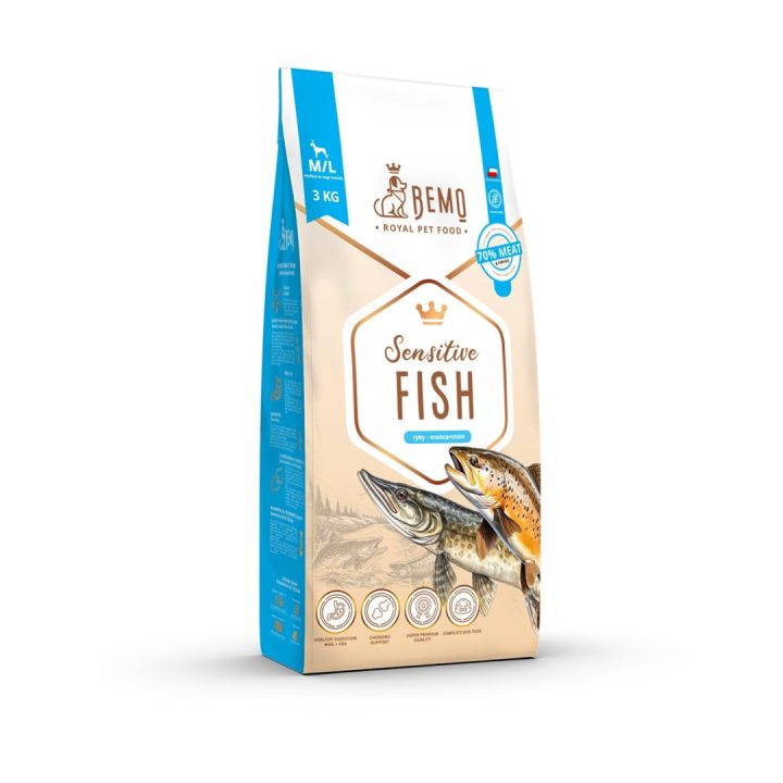 BEMO Sensitive Fish Medium/Large Mono - dry dog food - 3kg