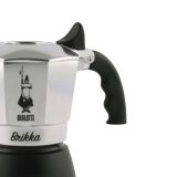 Bialetti Brikka Moka pot 0.1 L Black Stainless steel