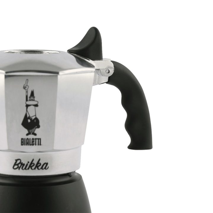Bialetti Brikka Moka pot 0.17 L Black Stainless steel