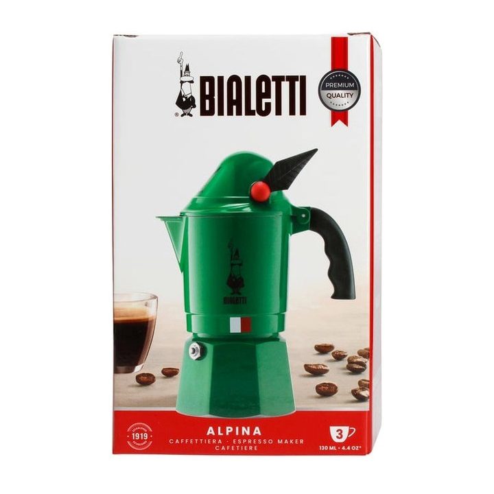 Bialetti Moka Break Alpina Moka pot Green