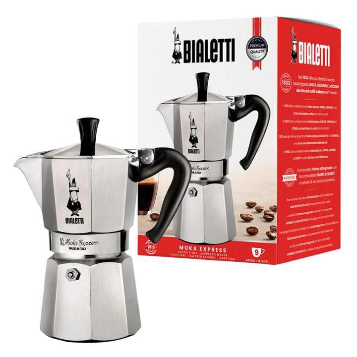 Bialetti Moka Express Moka pot 0.55 L Black Silver