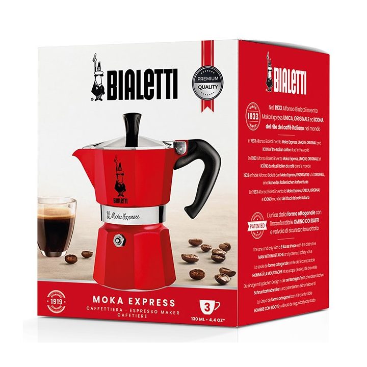 Bialetti Moka Express Moka pot Red