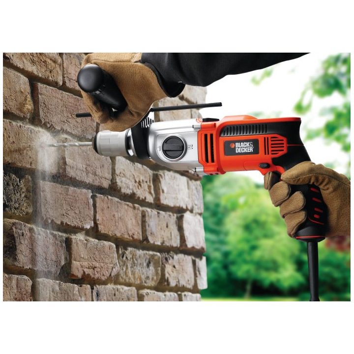 1100W 13mm BLACK+DECKER hammer drill