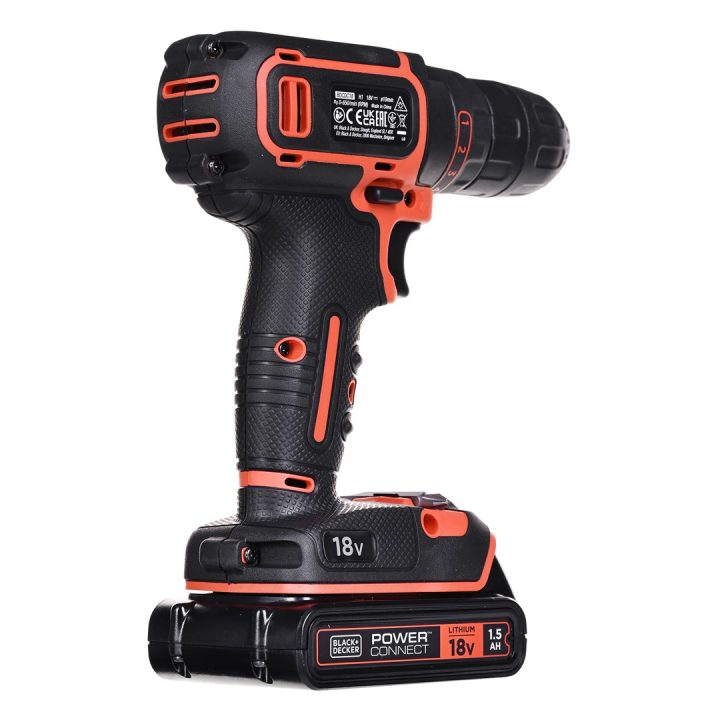 Black & Decker BDCDC18 drill 650 RPM Black Orange