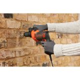 Black & Decker BEH710-QS drill 2800 RPM Black Orange