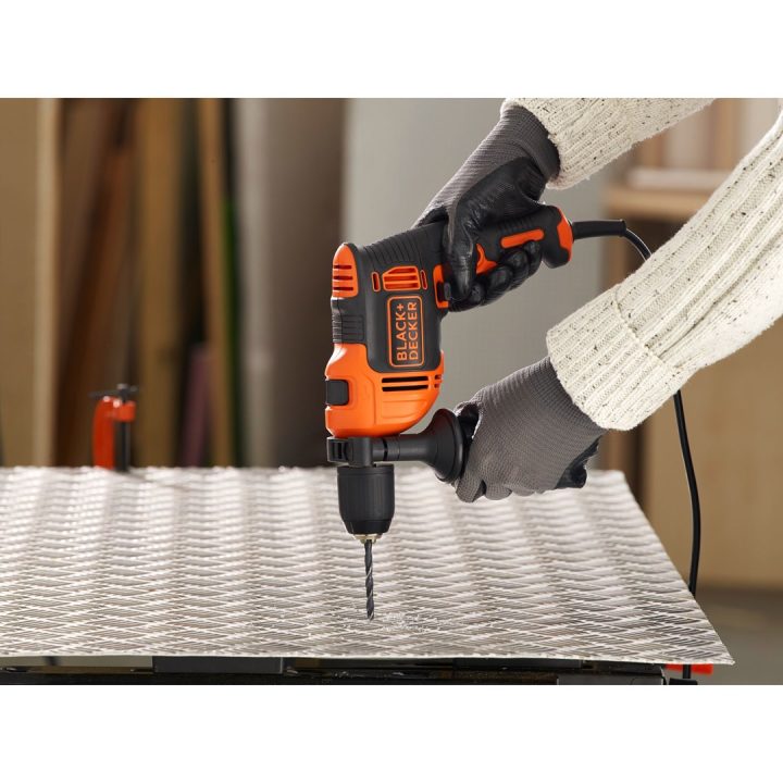 Black & Decker BEH710-QS drill 2800 RPM Black Orange