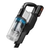 Black & Decker BHFEB520D1-QW stick vacuum/electric broom Battery Dry Cyclonic Bagless Black Silver Transparent 2 Ah