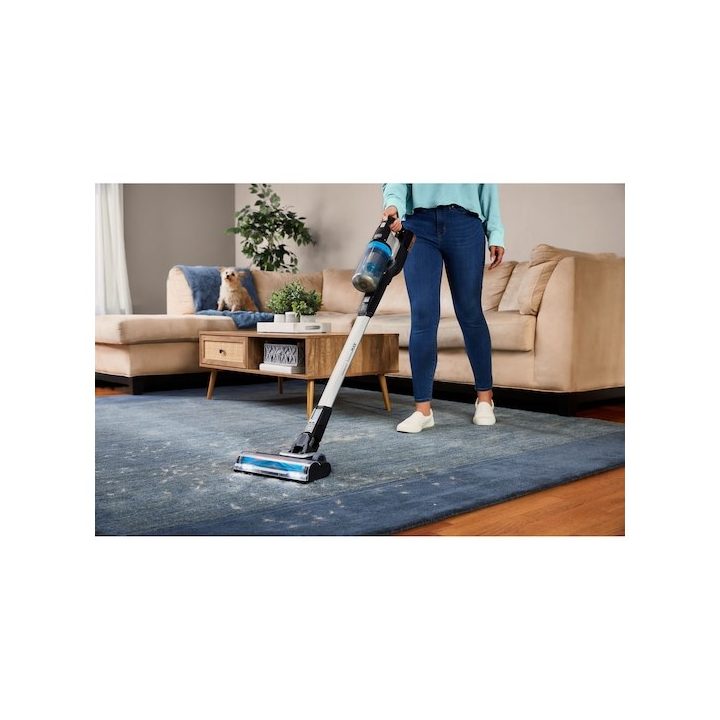 Black & Decker BHFEB520D1-QW stick vacuum/electric broom Battery Dry Cyclonic Bagless Black Silver Transparent 2 Ah