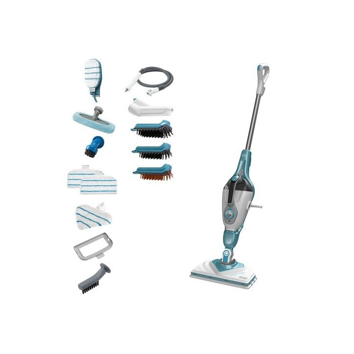 Black & Decker BHSM1610DSM Portable steam cleaner 0.5 L 1600 W Aqua colour White