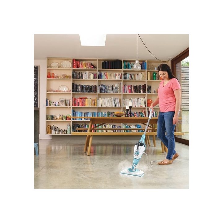 Black & Decker BHSM1610DSM Portable steam cleaner 0.5 L 1600 W Aqua colour White
