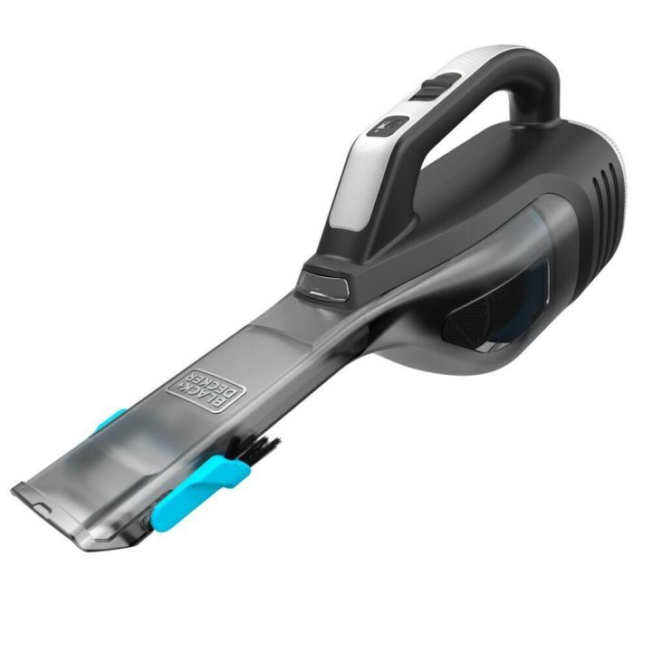 Black & Decker DVD320B handheld vacuum Black Silver Turquoise Bagless