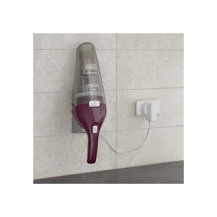 Black & Decker NVC115W handheld vacuum Grey Purple Bagless