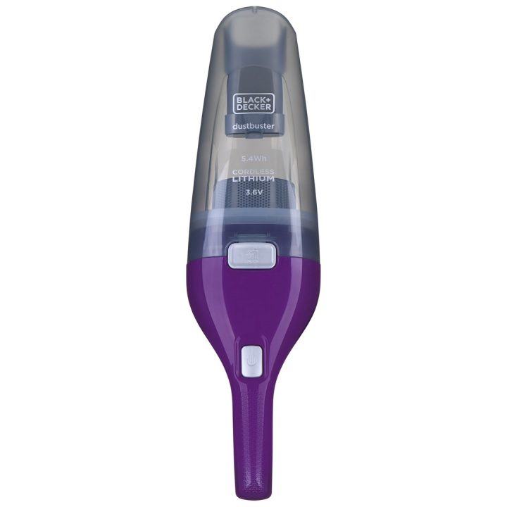 Black & Decker NVC115W handheld vacuum Grey Purple Bagless